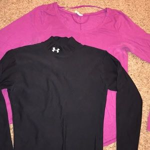 Bundle of under armour shirts